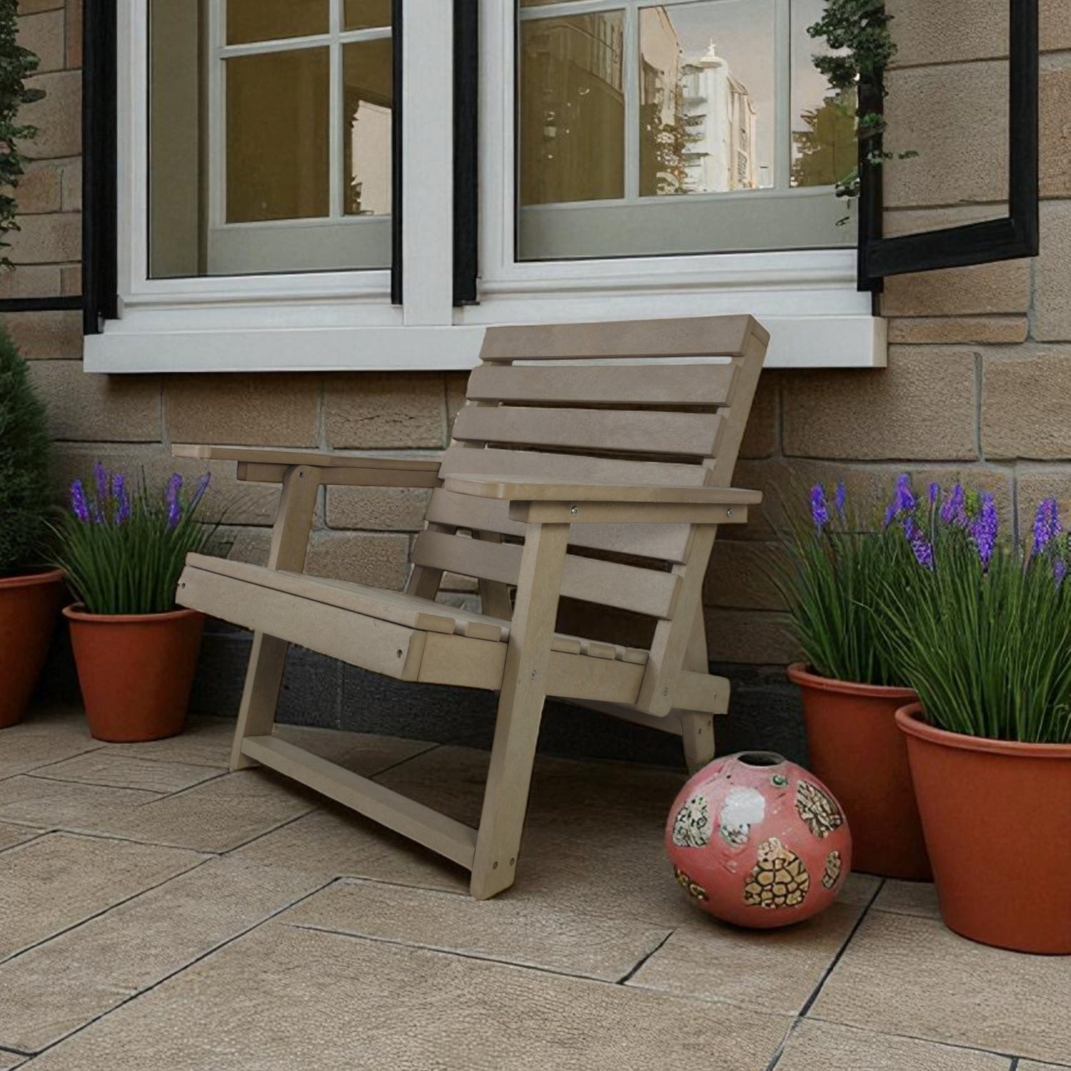 Eco Modern Folding Adirondack Chair