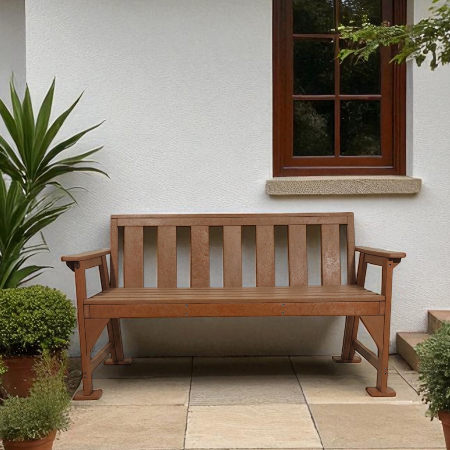 Eco Urban 3 seater Bench with Armrest