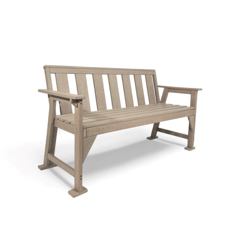Eco Urban 3 seater Bench with Armrest