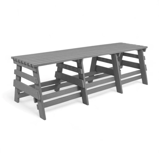 Eco 3 seater bench without backrest