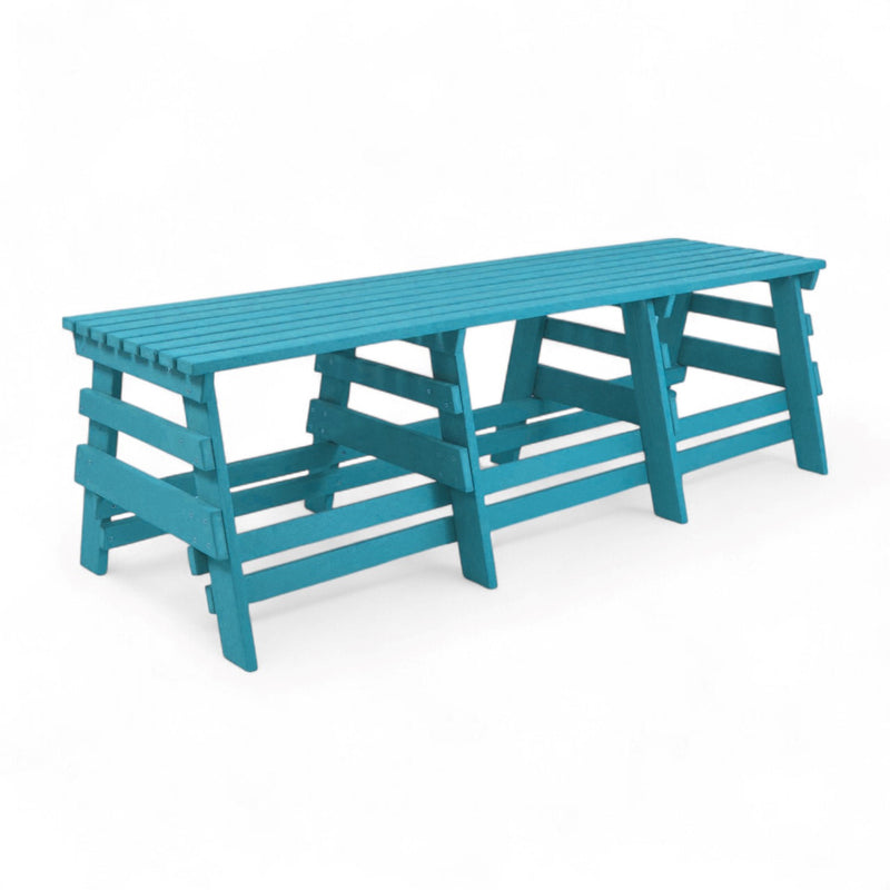 Eco 3 seater bench without backrest