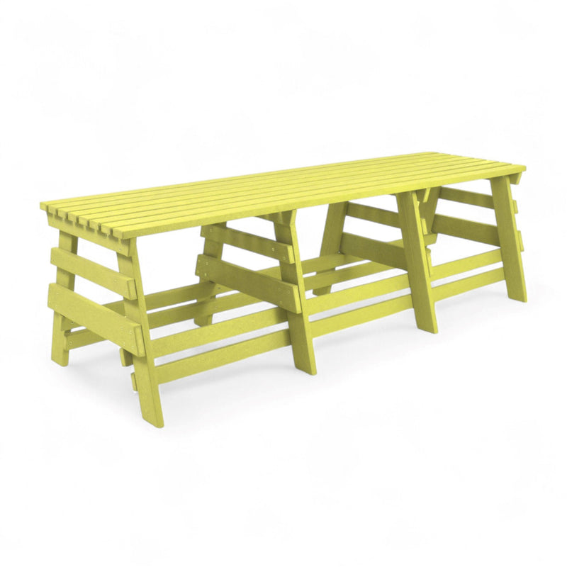 Eco 3 seater bench without backrest