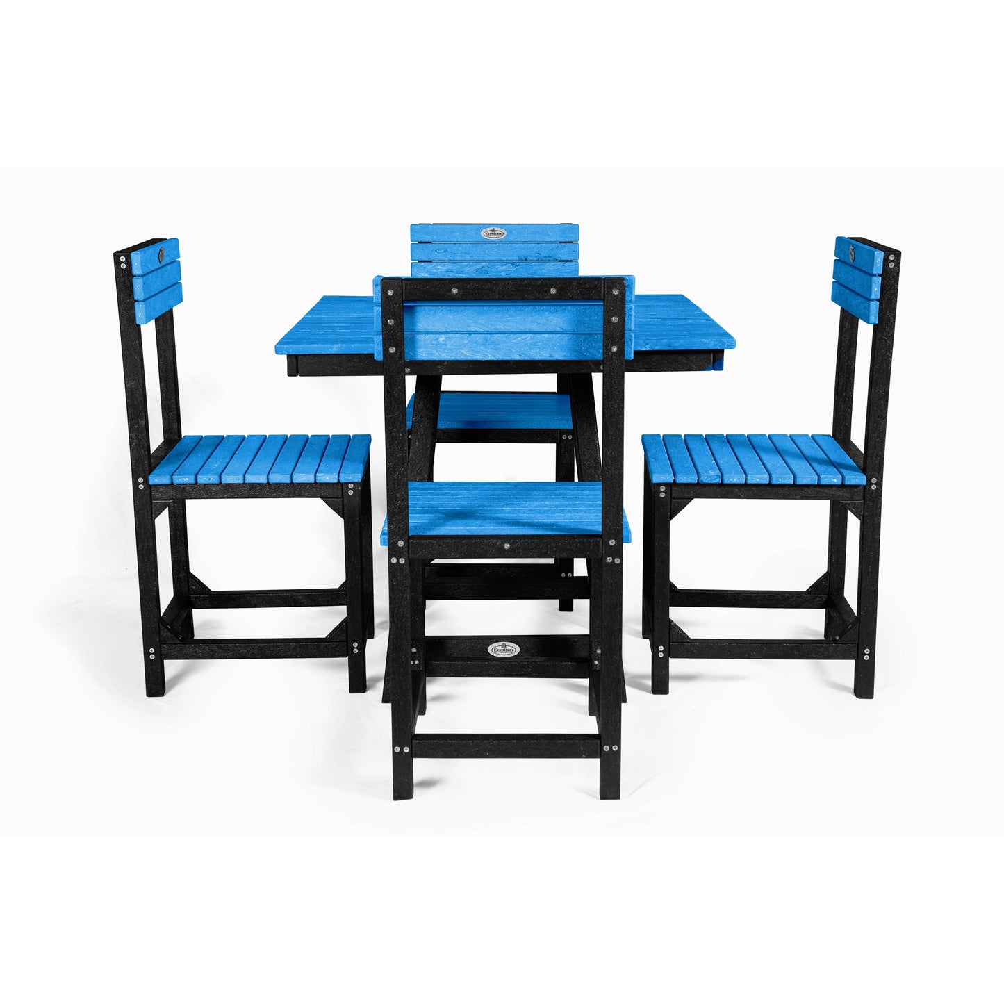 Eco Dining Chair Set 4 seater without armrest