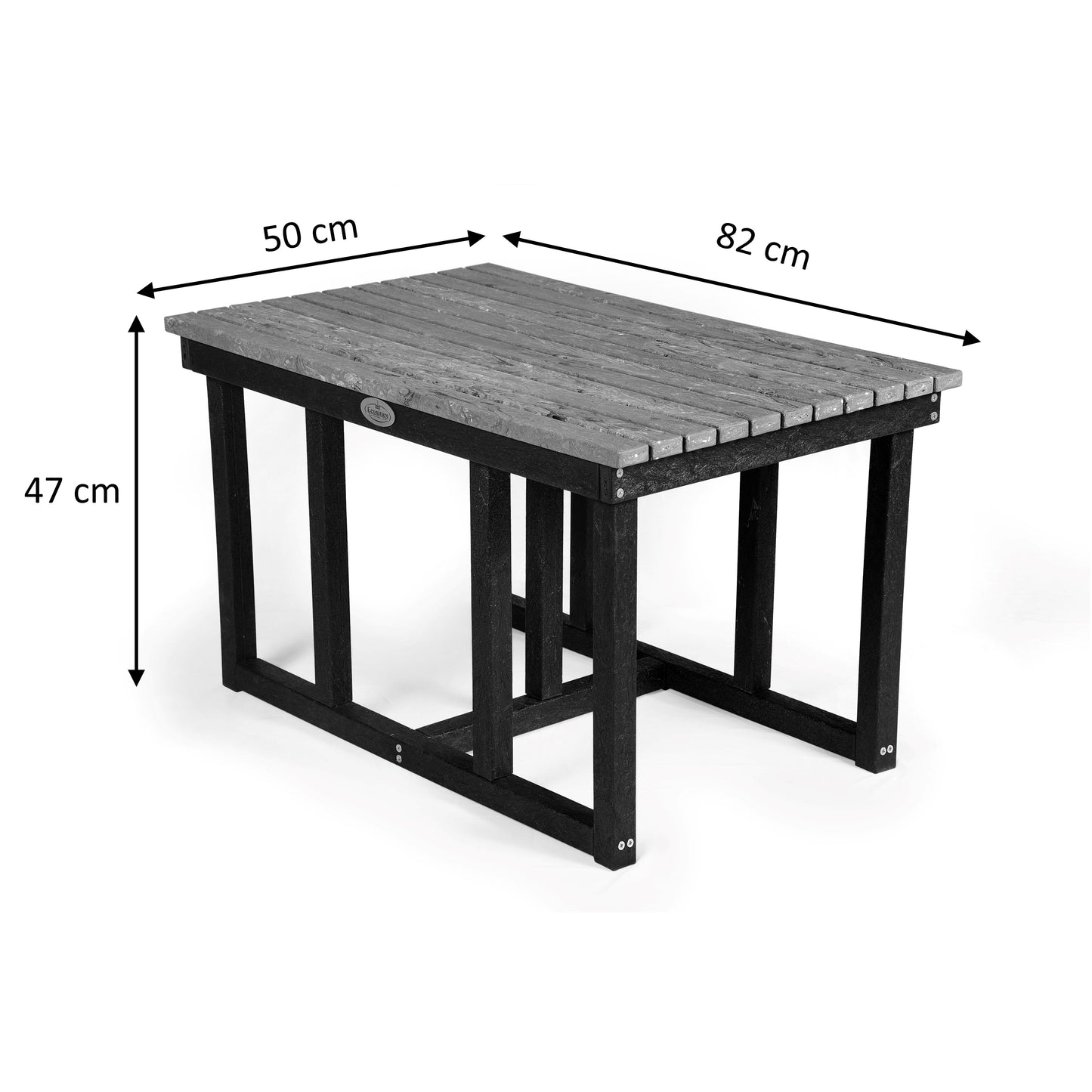 Eco cuboid coffee table with 2 stools