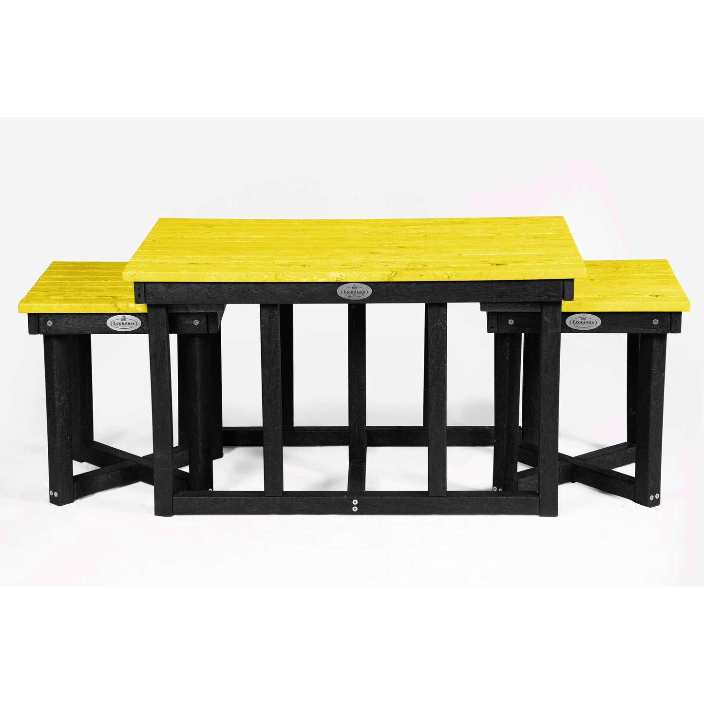 Eco cuboid coffee table with 2 stools