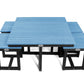 Eco Cross Coffee Table Set with 4 stools