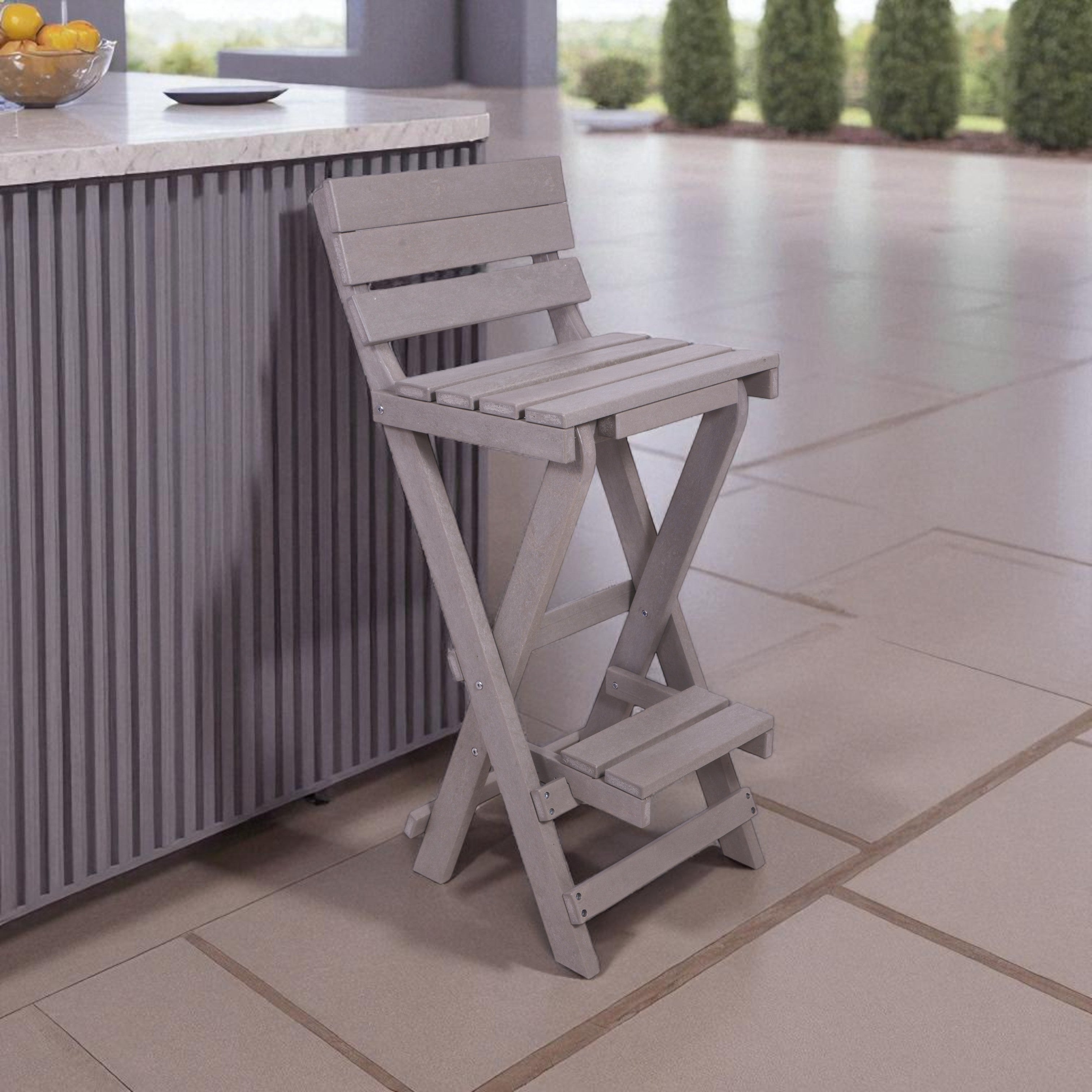 Eco Modern Folding Bar Chair
