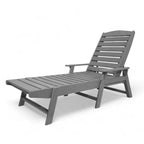 Eco Modern pool Bench with armrest