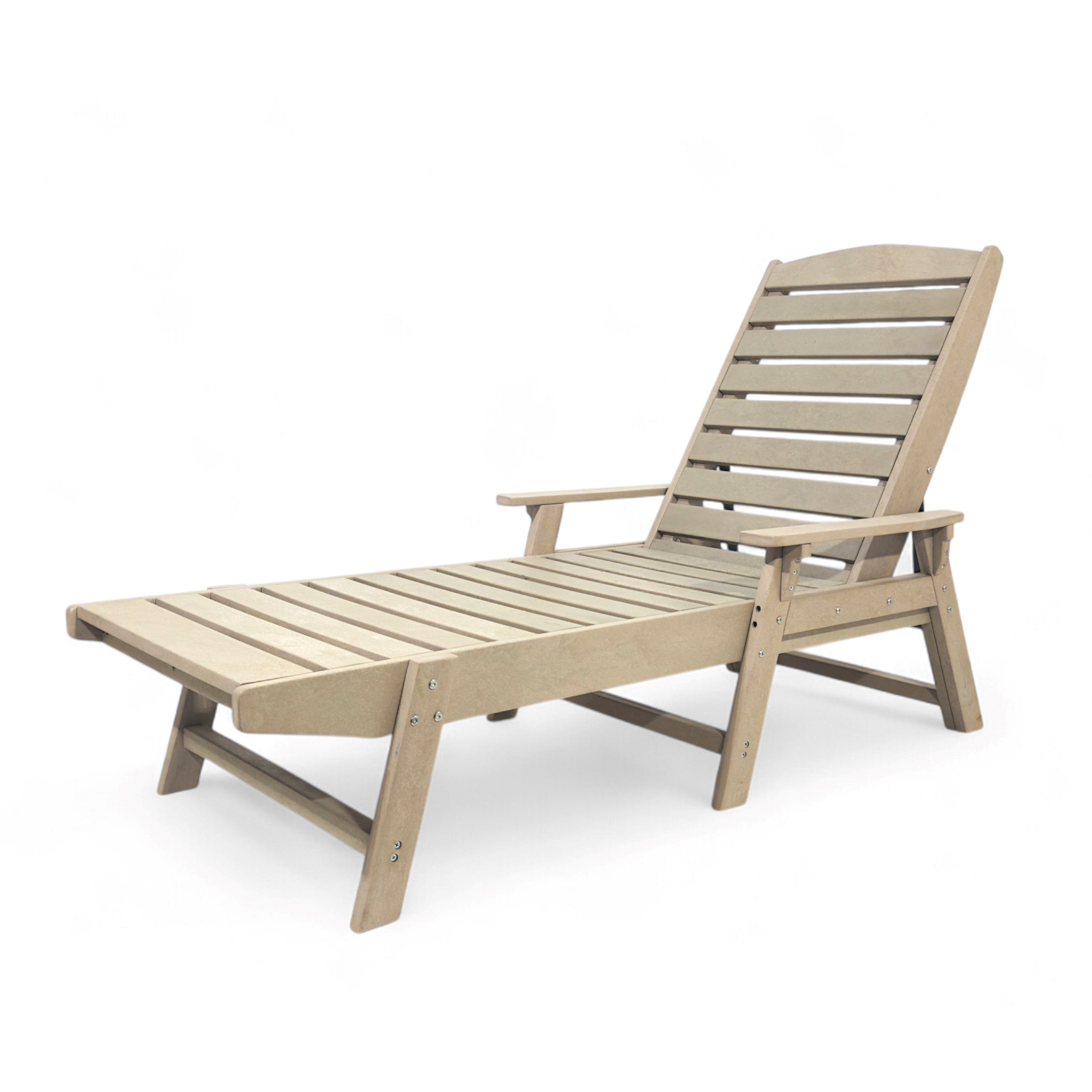Eco Modern pool Bench with Armrest