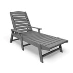 Eco Modern pool Bench with armrest