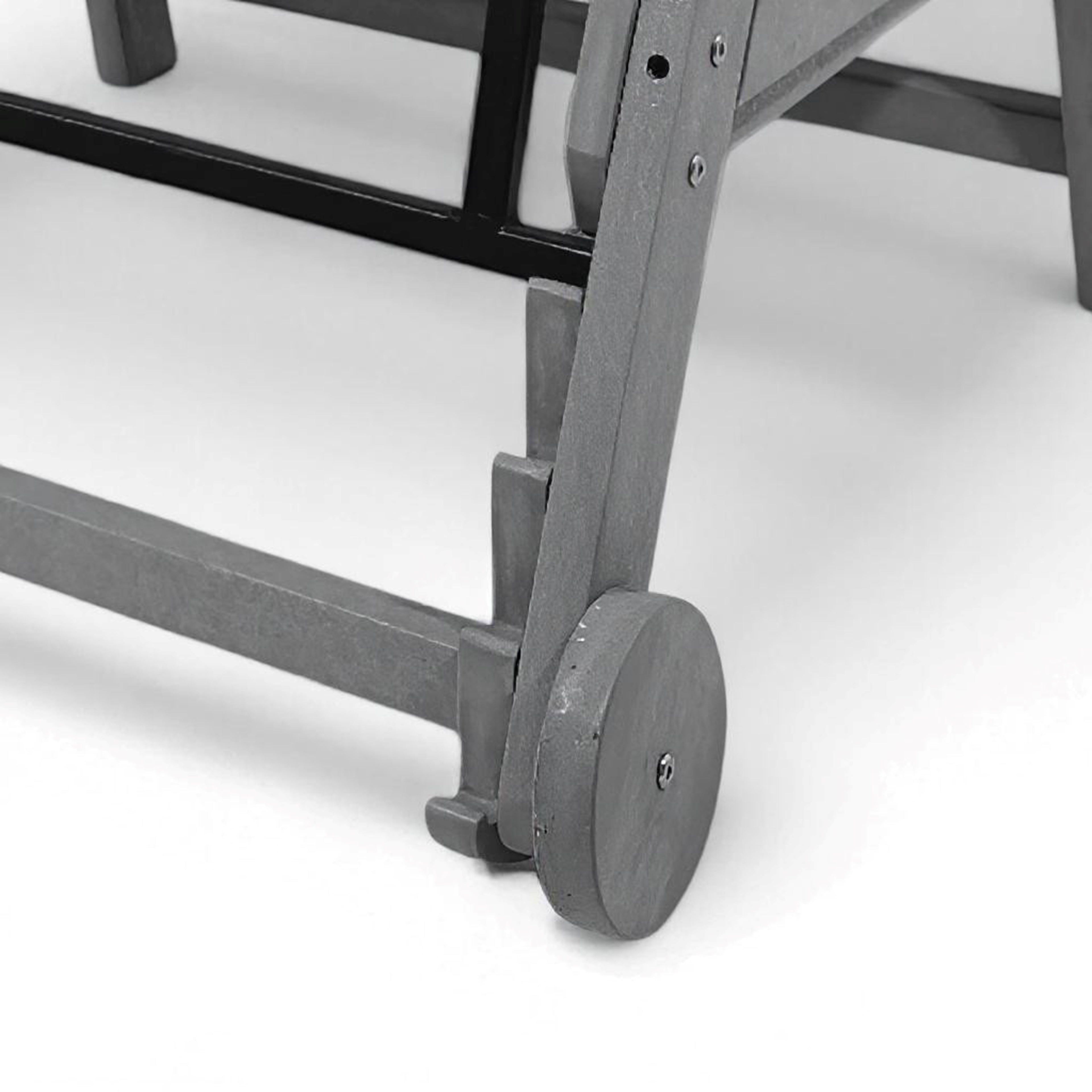 Eco Modern Pool Bench with Armrest with Wheels