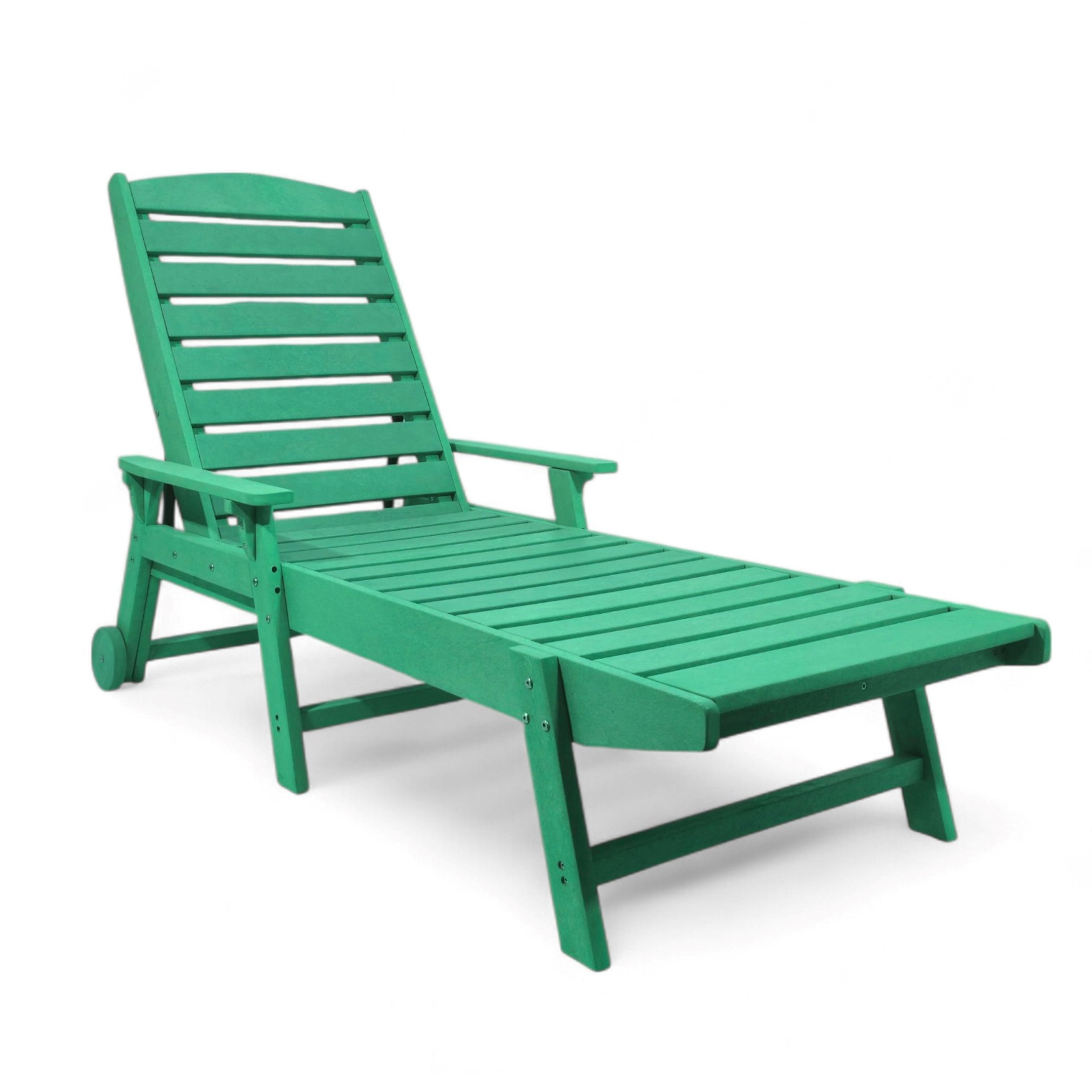 Eco Modern Pool Bench with Armrest with Wheels