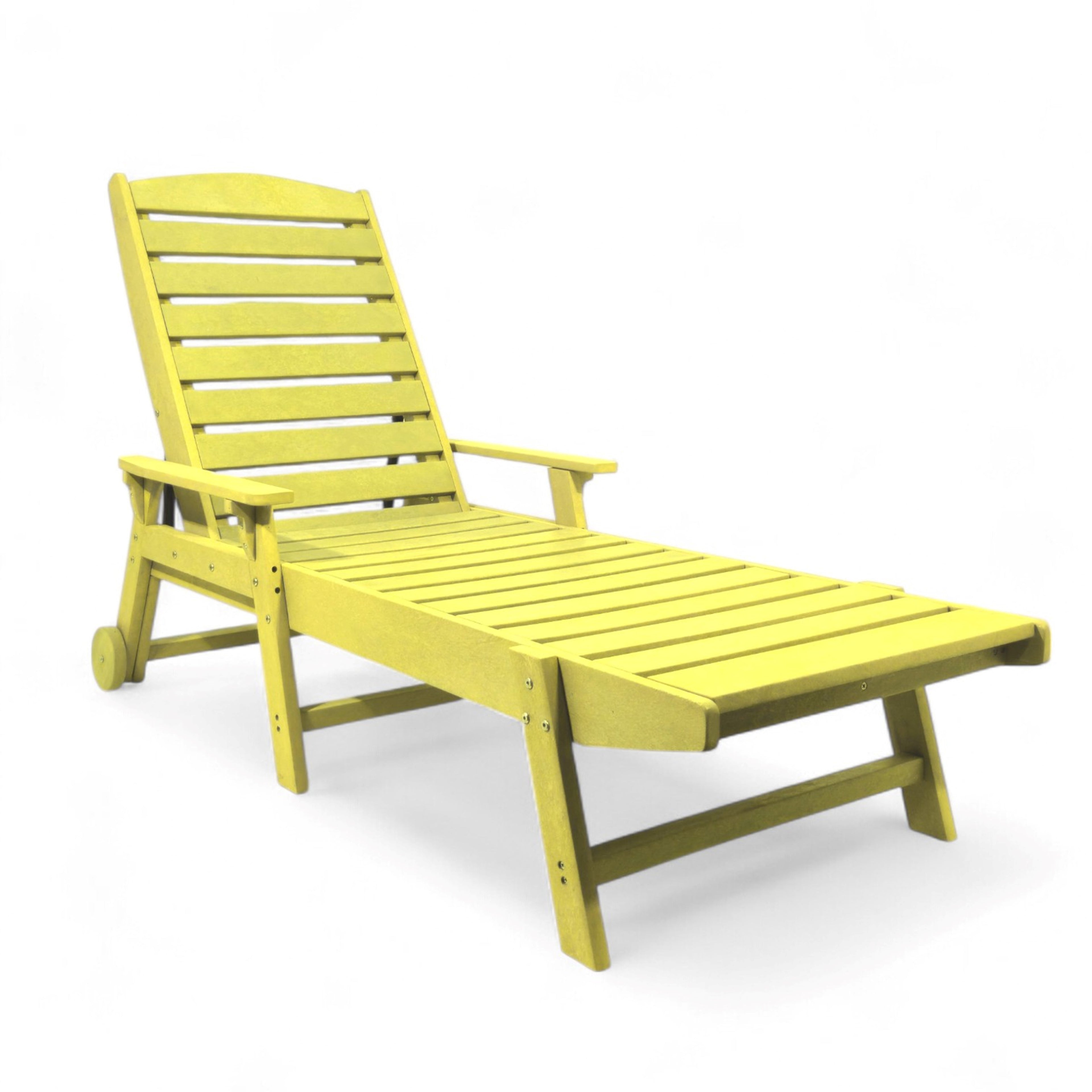 Eco Modern Pool Bench with Armrest with Wheels