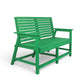 Eco Vintage 2 seater bench with armrest