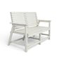 Eco Vintage 2 seater bench with armrest