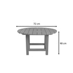 Eco Modern Armrest Chair Coffee Table Set