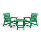Eco Modern Armrest Chair Coffee Table Set
