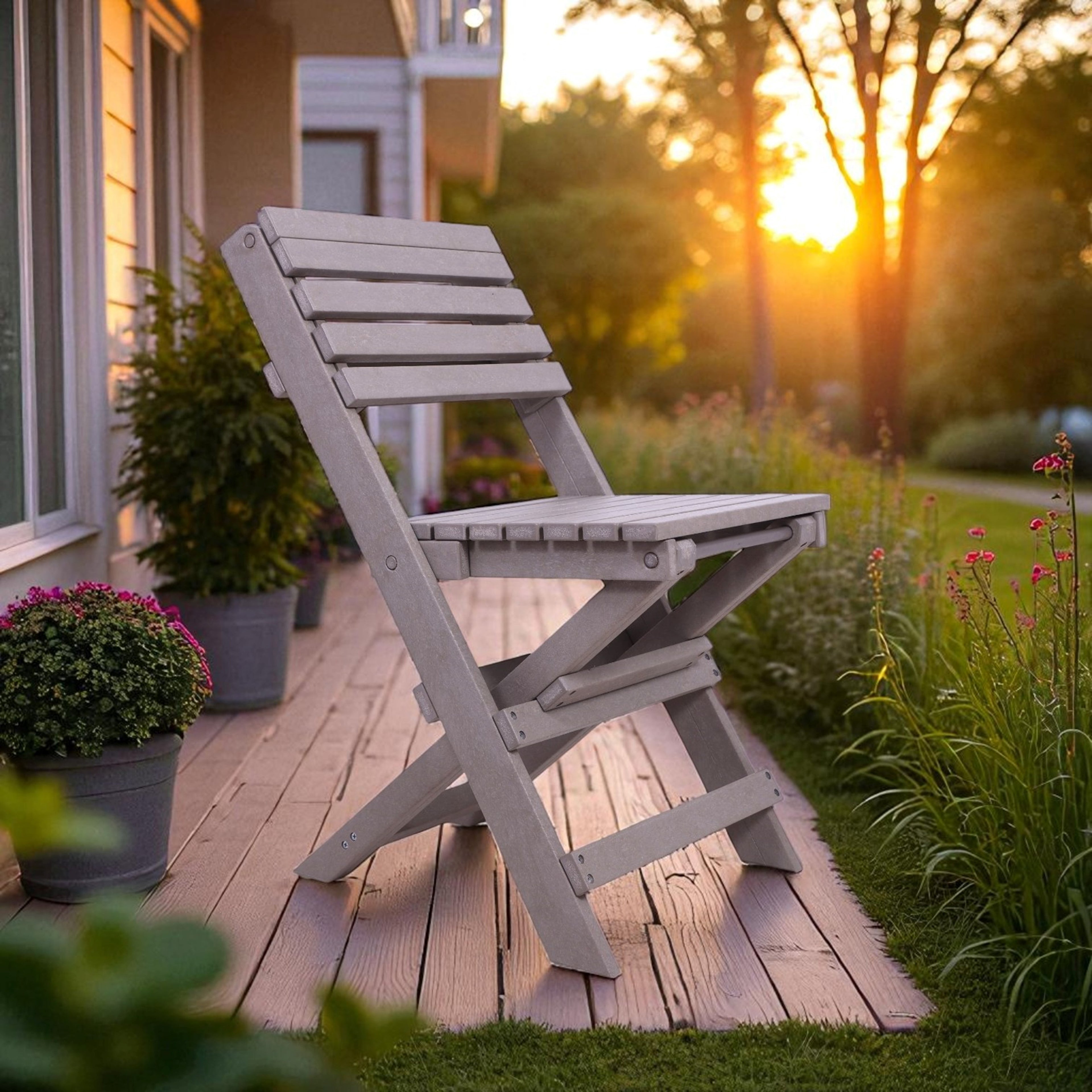 Eco Azure Folding Chair