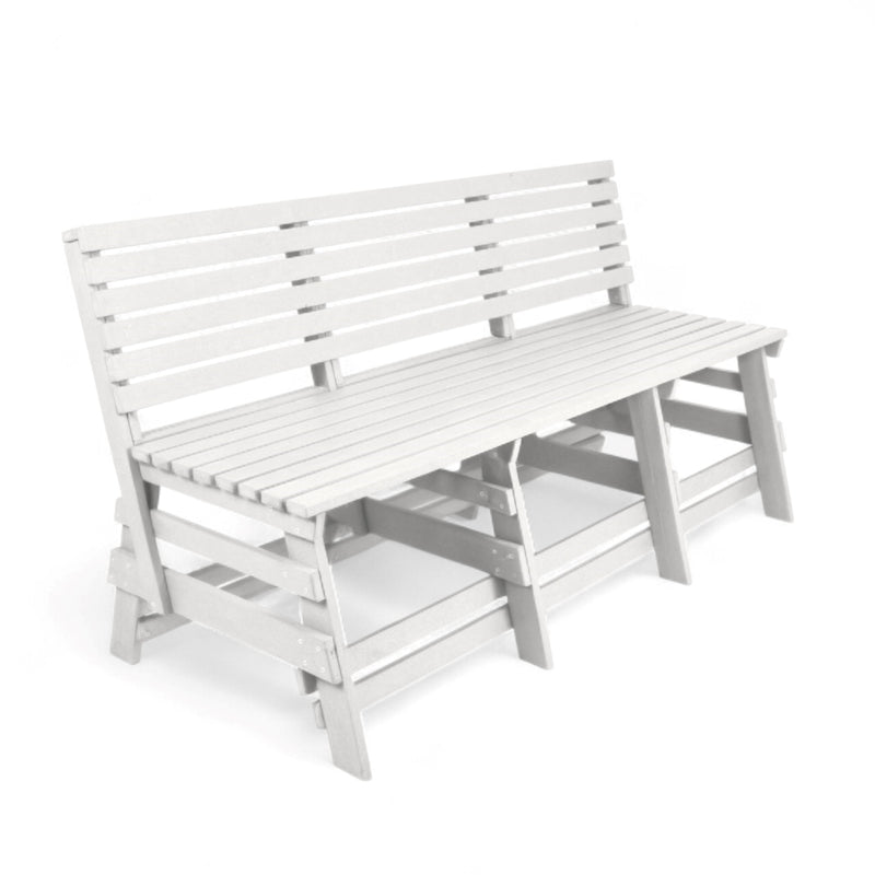 Eco classic 3 seater bench with backrest