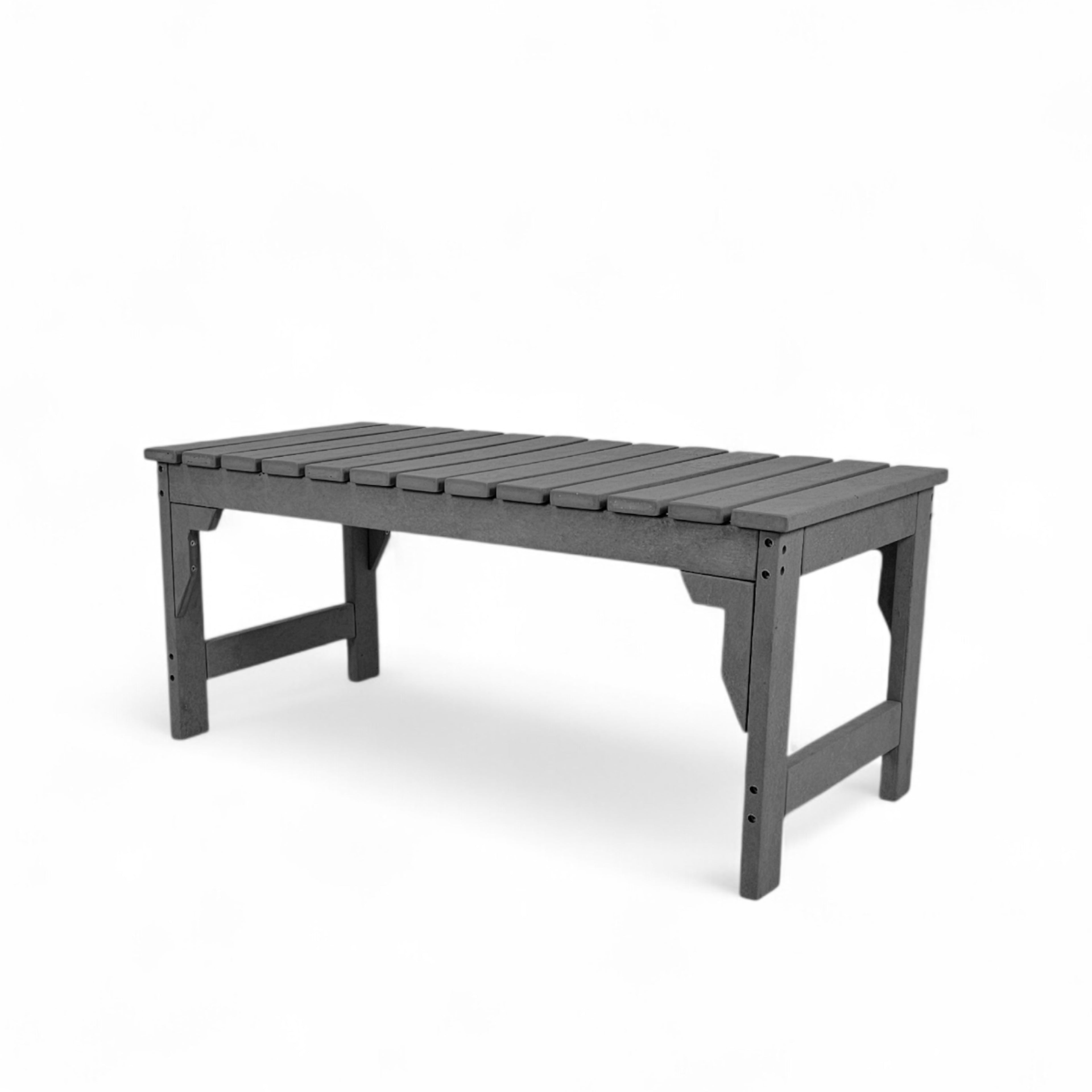 Eco apex 2 seater bench without backrest