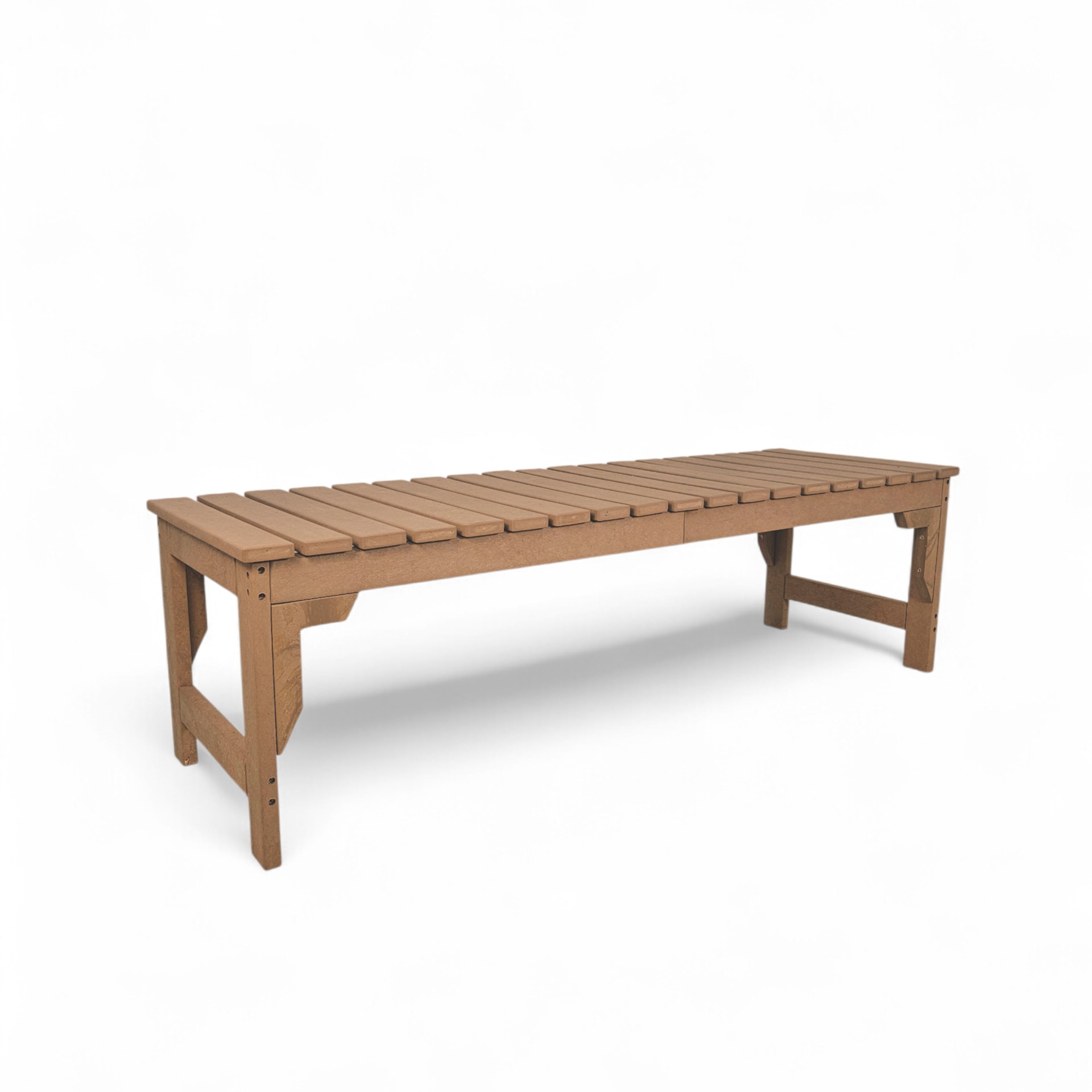 Eco apex 3 seater bench without backrest