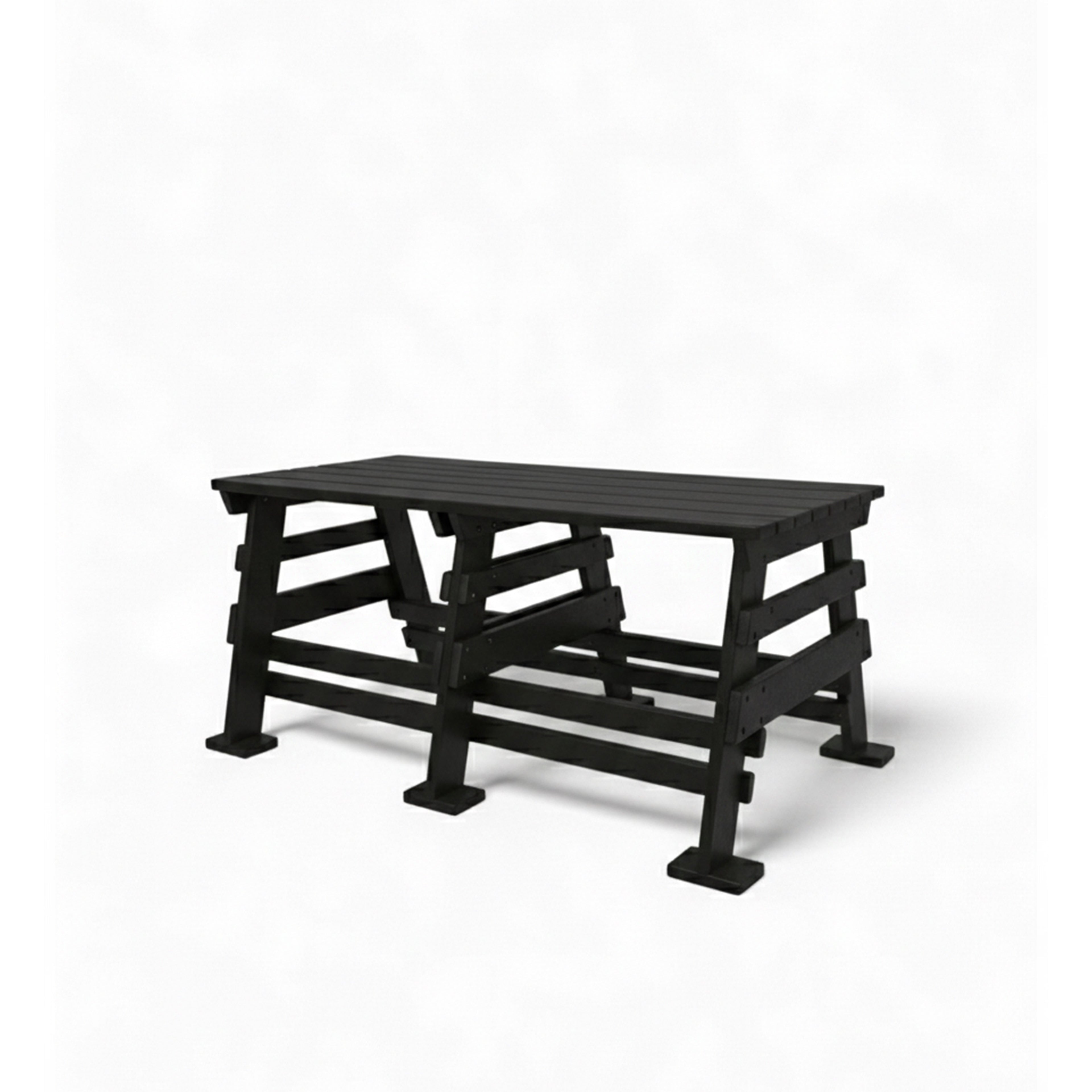 Eco classic 2 seater bench without backrest