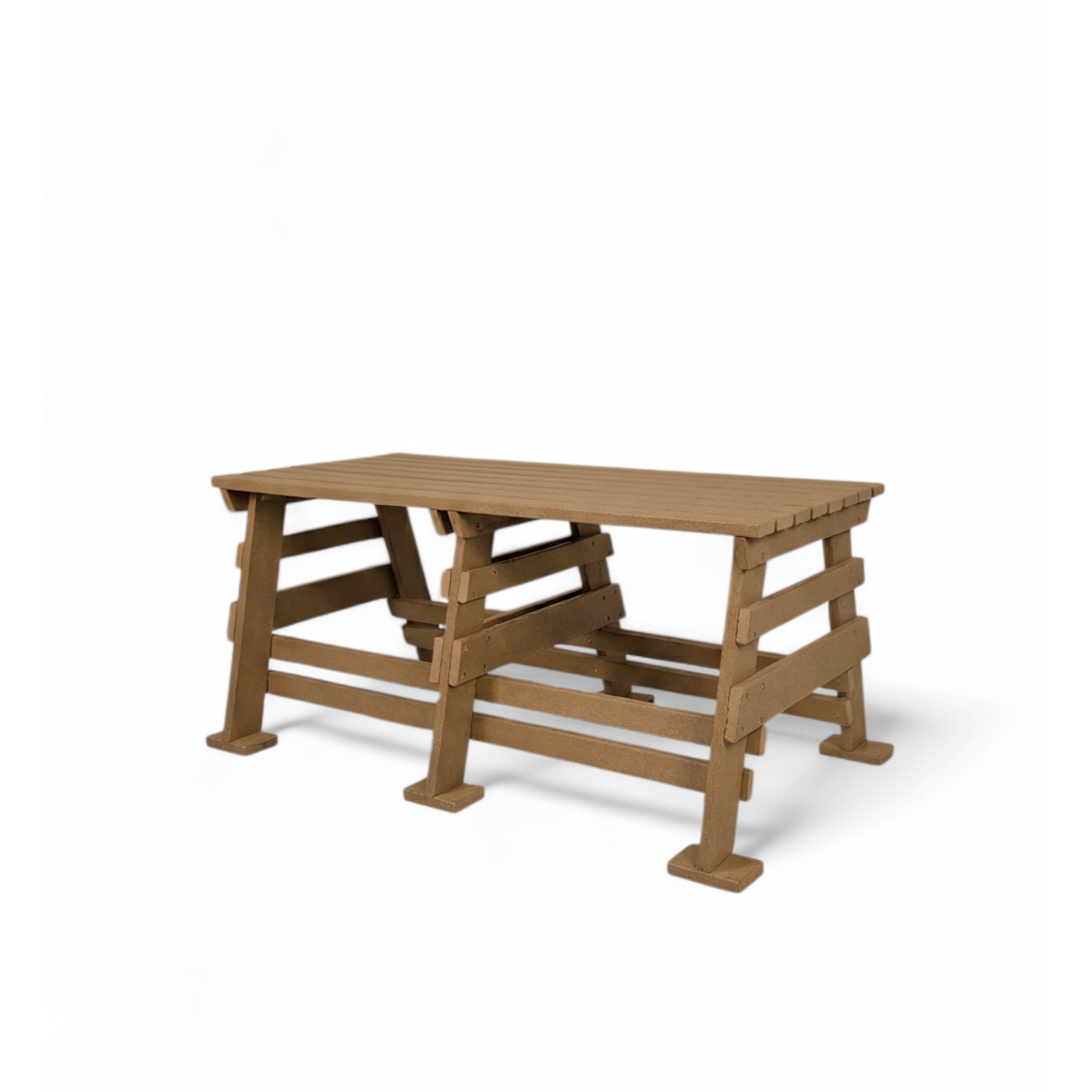 Eco classic 2 seater bench without backrest