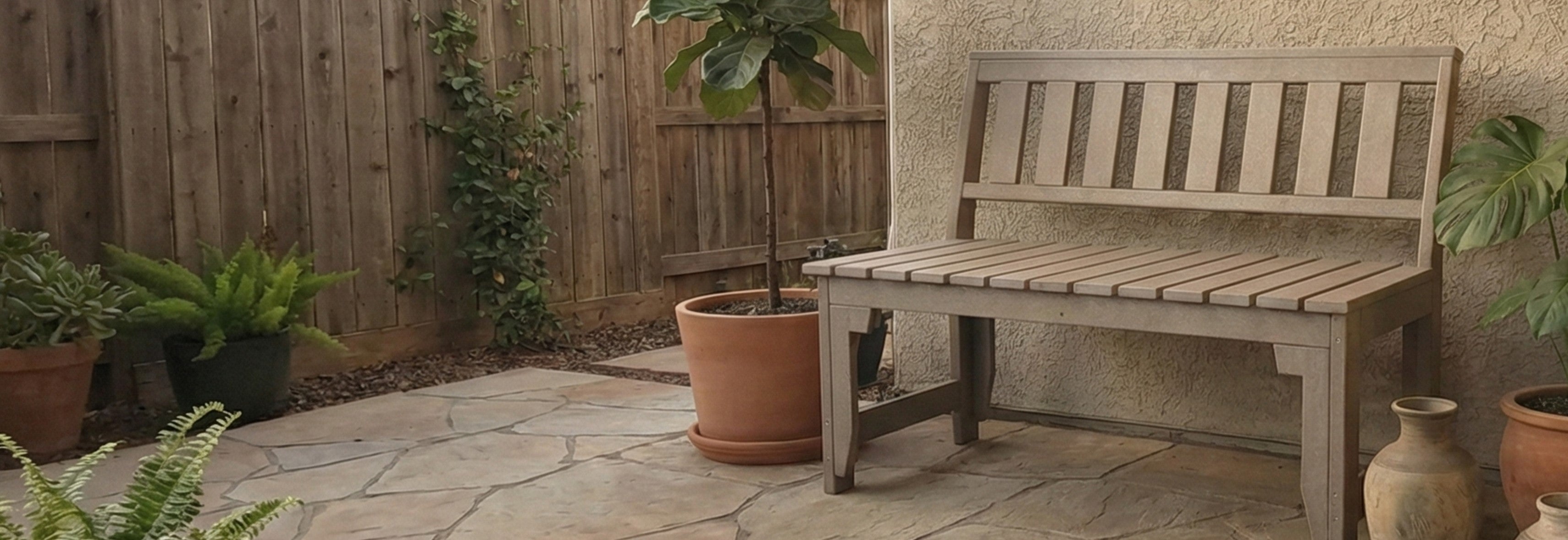 Econiture recycled plastic outdoor furniture for gardens, parks and public spaces in India