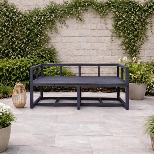 eco elite 3 seater outdoor bench made from recycled plastic waste lumber by econiture