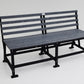 Eco 3 seater Farmhouse Bench with backrest