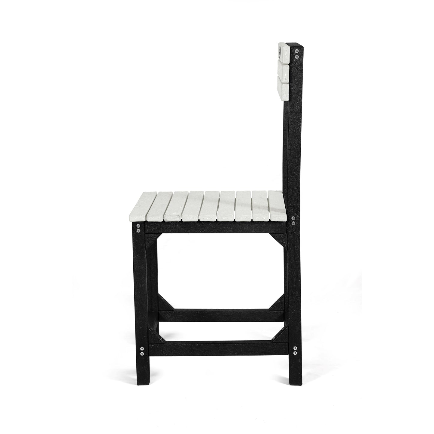 Eco dining chair without armrest