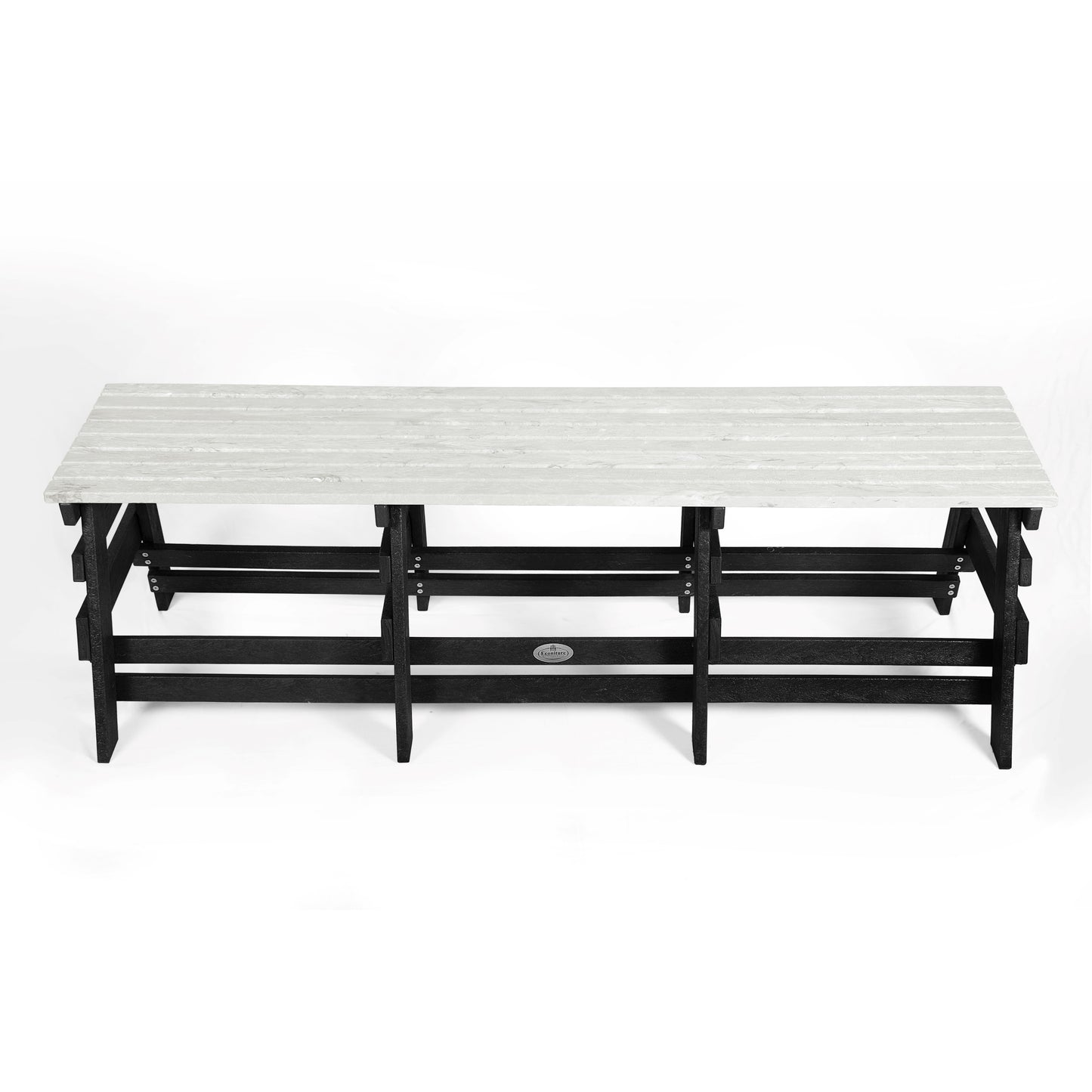 Eco 3 seater bench without backrest