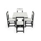 Eco Dining Chair Set 4 seater without armrest