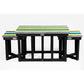 Eco cuboid coffee table with 2 stools