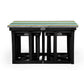 Eco cuboid coffee table with 2 stools
