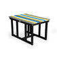 Eco cuboid coffee table with 2 stools