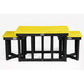 Eco cuboid coffee table with 2 stools