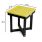 Eco cuboid coffee table with 2 stools