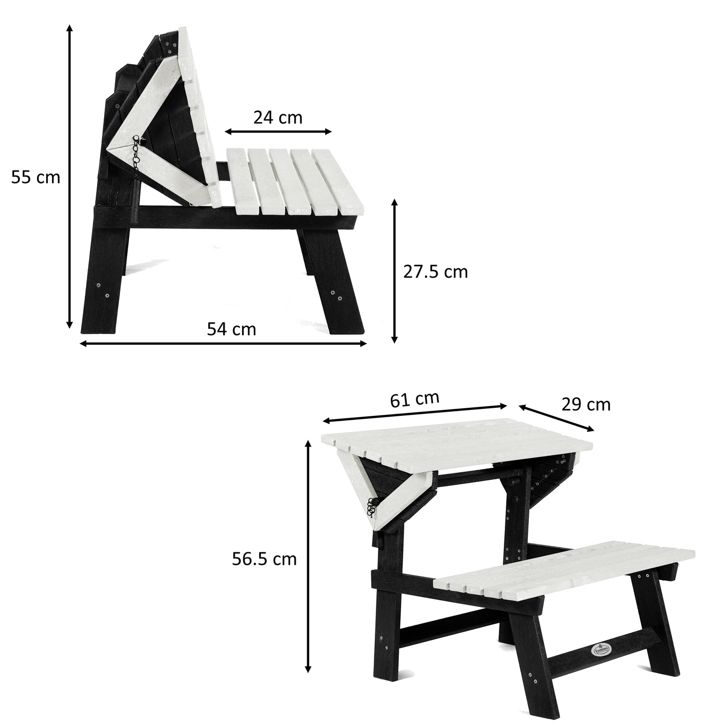 Eco 2 in 1 Kids bench