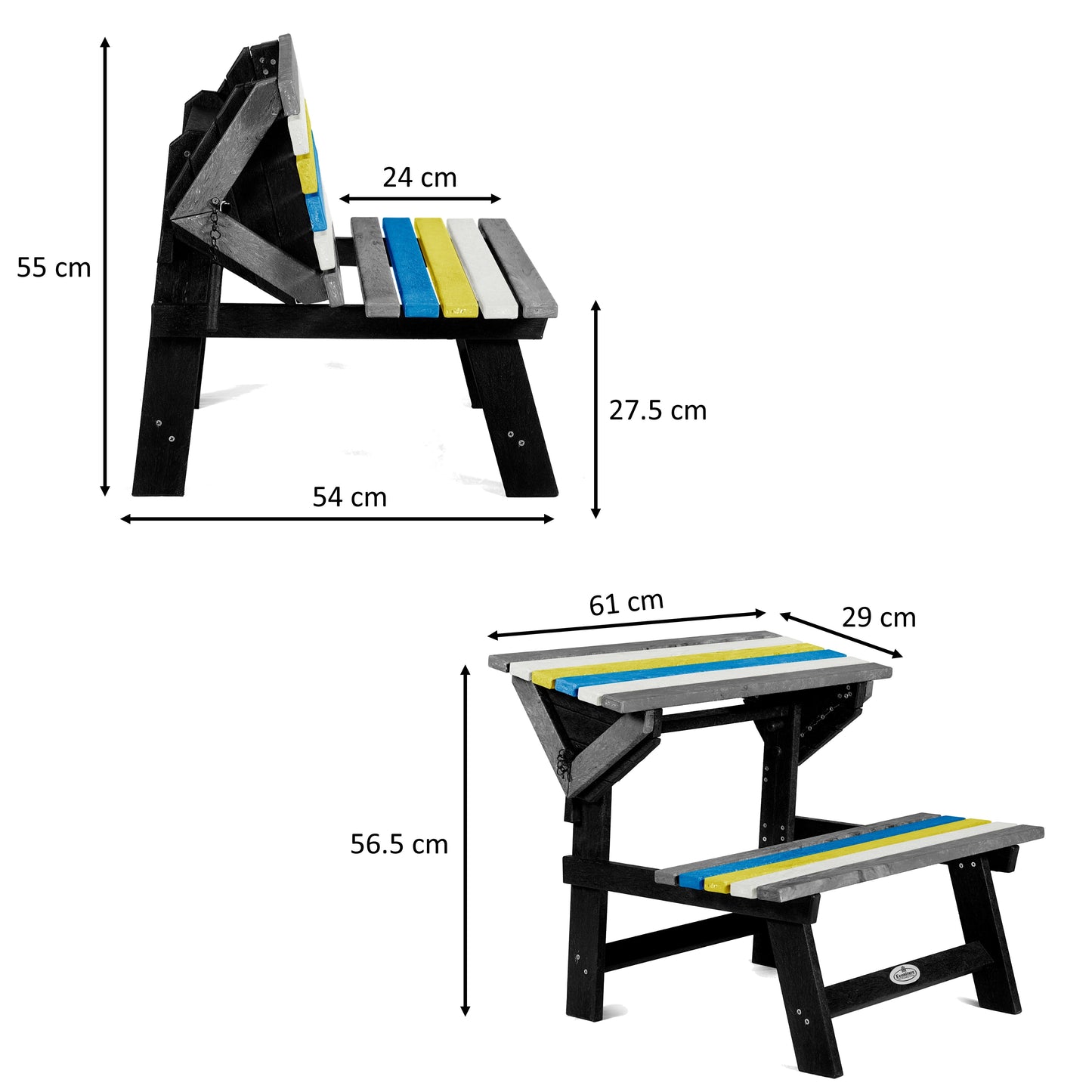 Eco 2 in 1 Kids bench