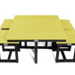 Eco Cross Coffee Table Set with 4 stools